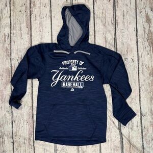 New York Yankees Majestic Hoodie Pullover Jumper Sweatshirt